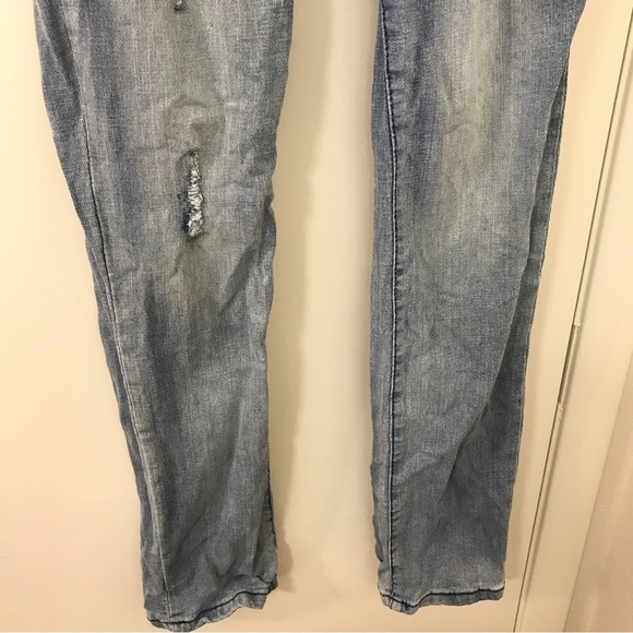 True Religion kids light wash blue distressed denim jeans size 10 - Picture 6 of 11